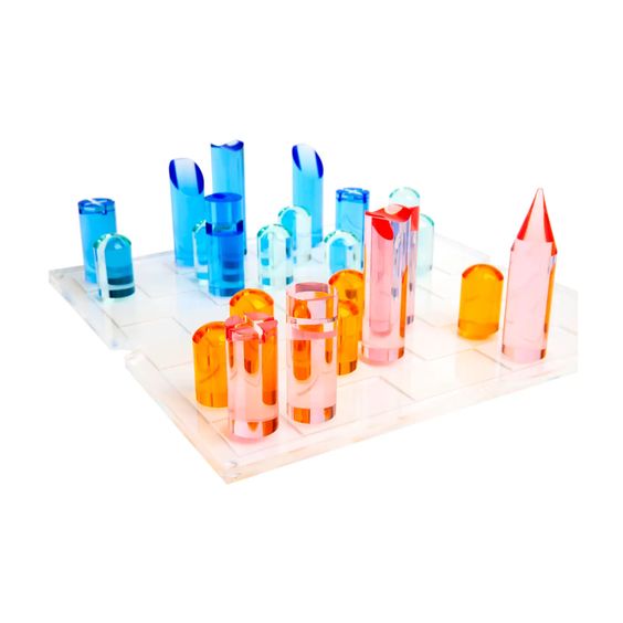 Lucite Chess Set