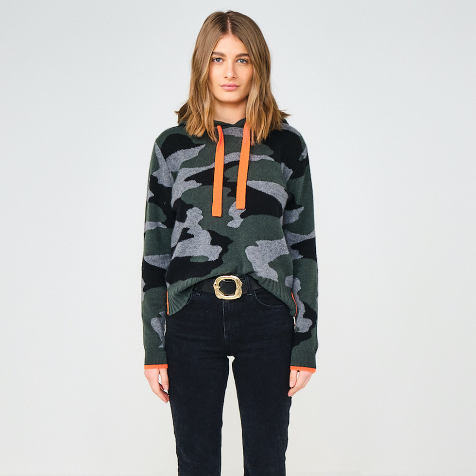 Camo Cashmere Hoodie Shop Sussies